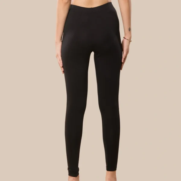 Aphro Soft Cotton Stretch Ankle Length Leggings for Women | Breathable | Mid-Rise | Slim Fit | Elasticated Waist | Daily Wear & Ethnic Wear