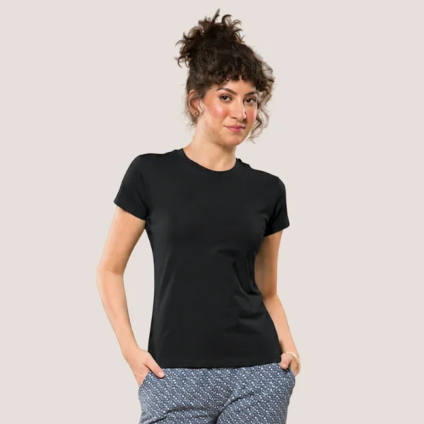 Aphro Women Casual Wear T-Shirt | Plain Cotton Half Sleeve Round Neck Top